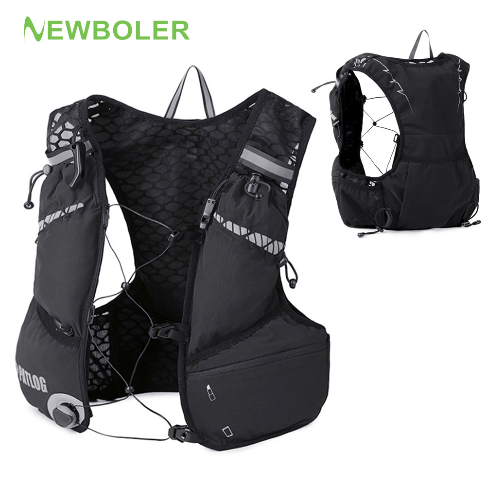 Hydration Vest - NEWBOLER 야외 트레일 러닝 백팩 8L
