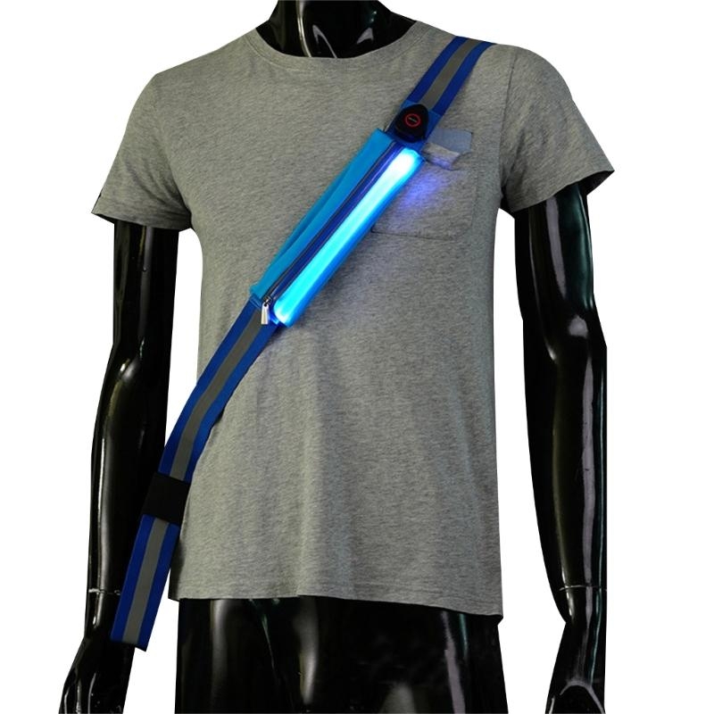 Running Visibility Gear - T3LB 높은 가시성 LED 반사 벨트