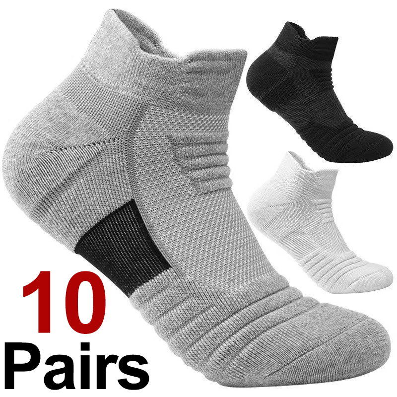 Sports Socks - 10 쌍 남성용 고품질 니트 스포츠