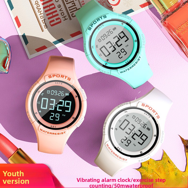 Running Watch - 2026년 신제품 실리콘 방수 LED 시계