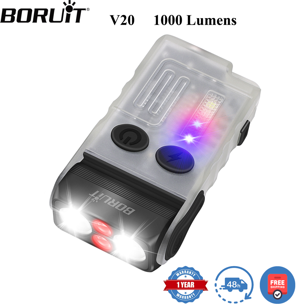 Running Headlamp - BORUiT V20 형광 버저 EDC LED