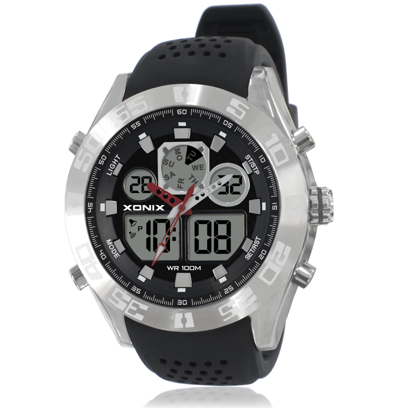 Running Watch - XONIX 남성용 스포츠 시계 방수 100m
