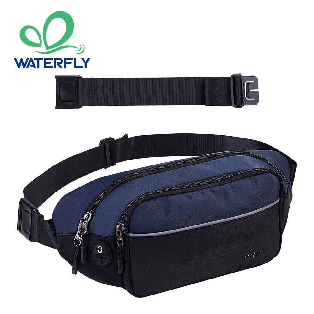 Running Belt - WATERFLY 패니 팩 허리 가방, 대형