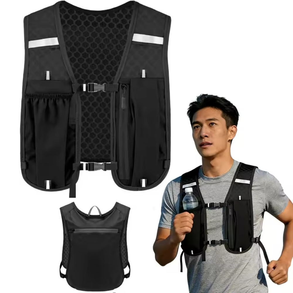 Hydration Vest - 여성 및 남성용 러닝 하이드레이션 조끼,