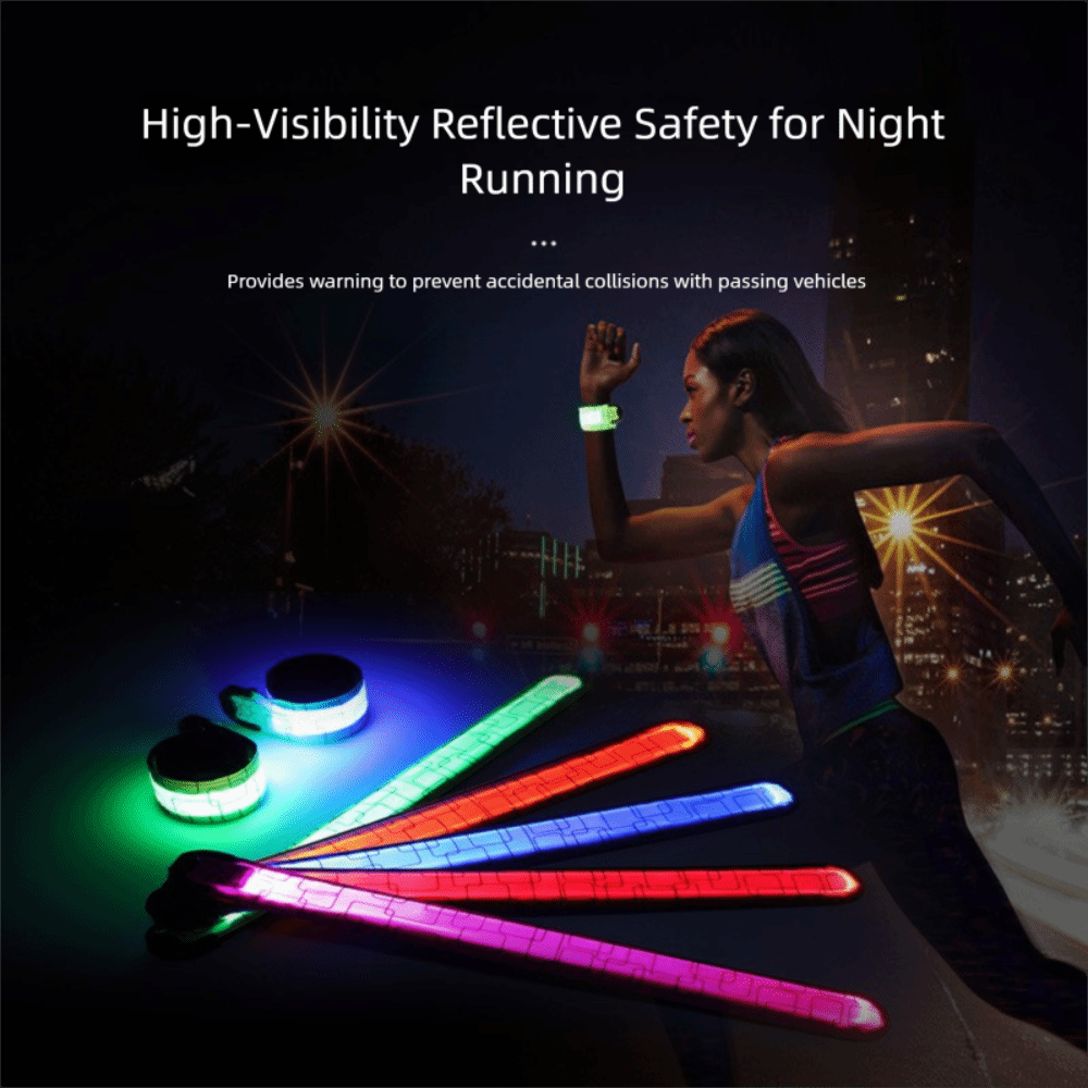 Running Visibility Gear - 배터리 스타일 야간 달리기 완장 5