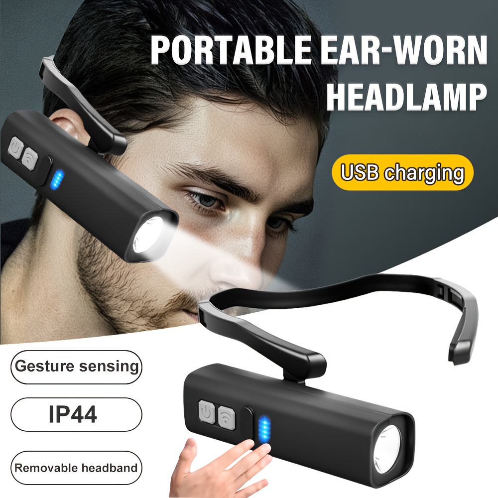 Running Headlamp - 2025 이어 클립 헤드램프 – 밝은