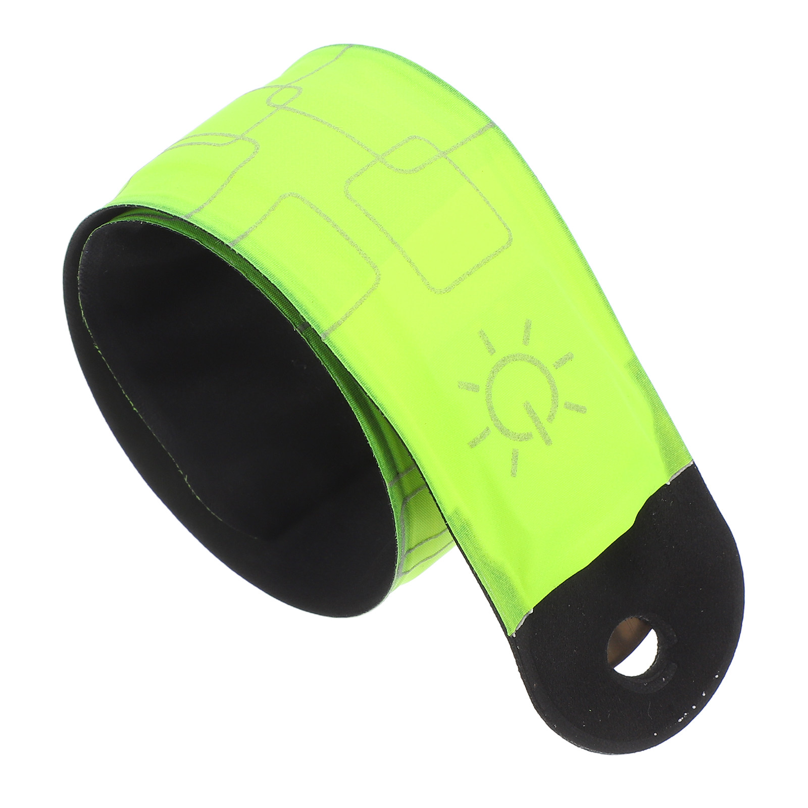 Running Visibility Gear - 4개입 LED 말 발목 밴드, 야간