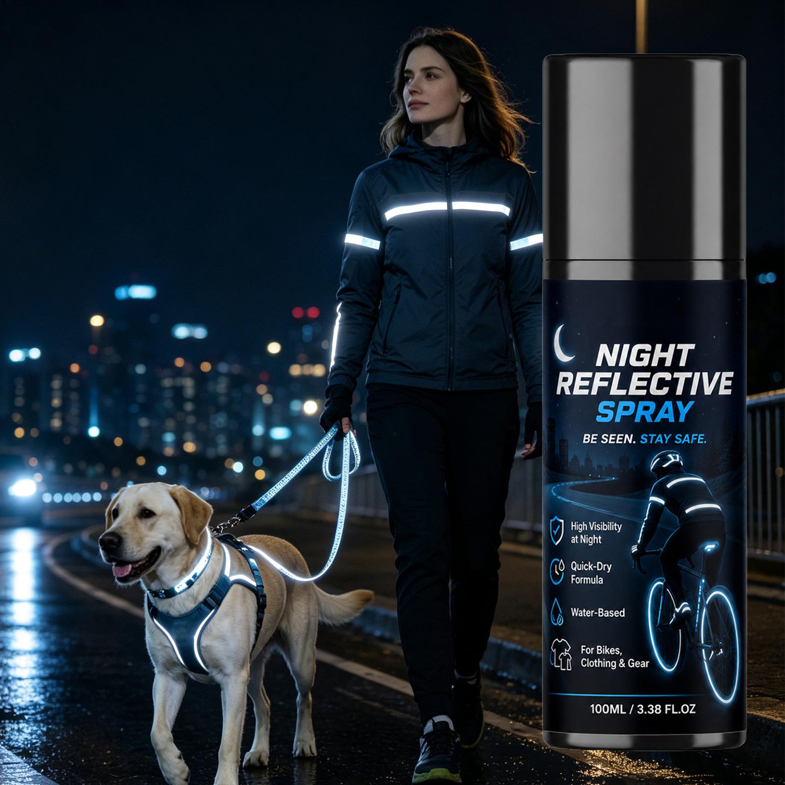 100ml 야간 반사 스프레이, 조깅, 자전거 타기,  - Running Visibility Gear 리뷰 및 가격