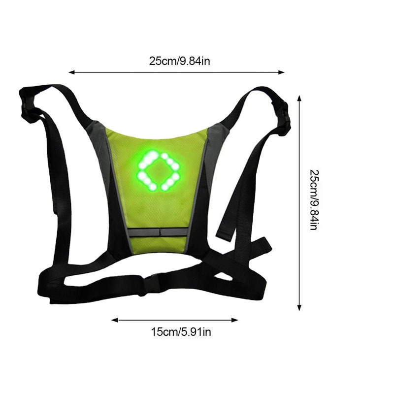 LED 리모컨 안전 조끼 방향지시등 고가시성 경고 장비 - Running Visibility Gear 리뷰 및 가격