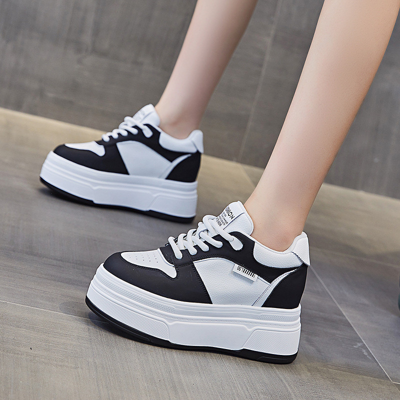 9CM 정품 가죽 새로운 브랜드 디자이너 여름 가을 플 - Running Shoes Women 리뷰 및 가격