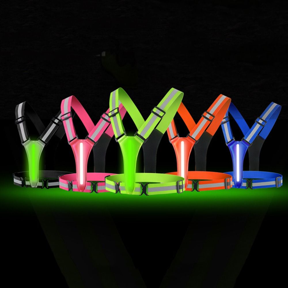 USB 충전식 LED 반사 조끼, 높은 가시성을 제공하 - Running Visibility Gear 리뷰 및 가격