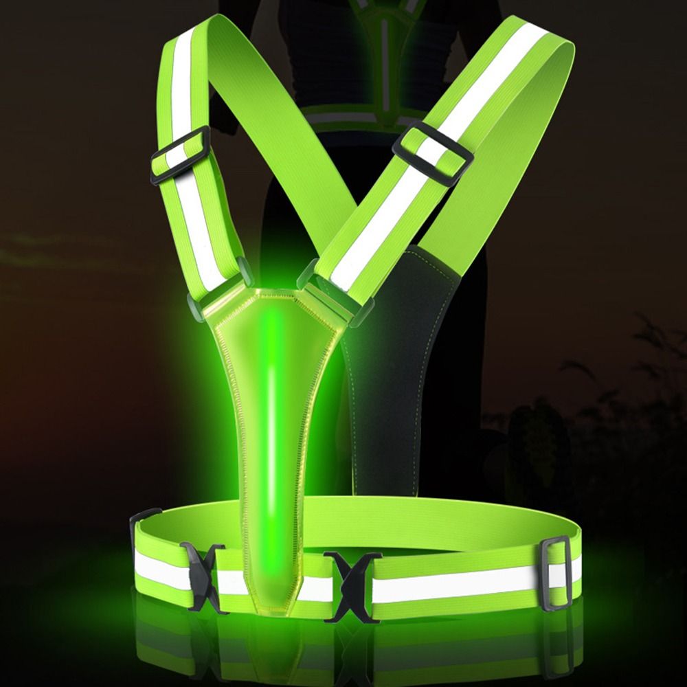 USB 충전식 LED 반사 조끼, 높은 가시성을 제공하 - Running Visibility Gear 리뷰 및 가격