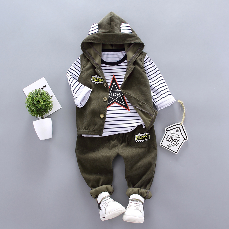 새 봄 가을 아기 소년 의류 어린이 캐주얼 후드 조끼  - Running Gear Kids 리뷰 및 가격