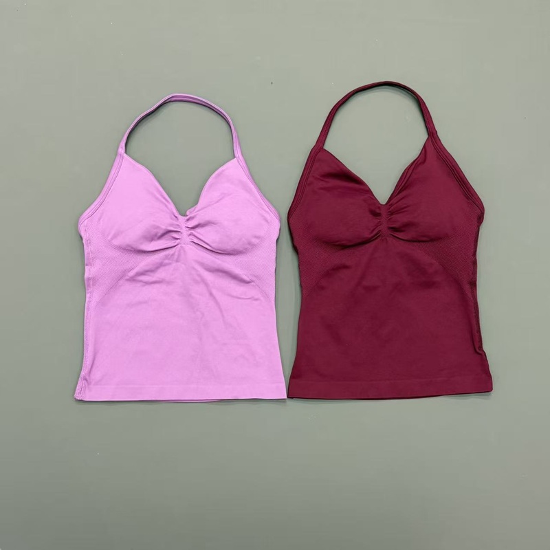 짐 여성용 스포츠 탱크탑 심리스 홀터 스파게티 스트랩  - Running Belt 리뷰 및 가격