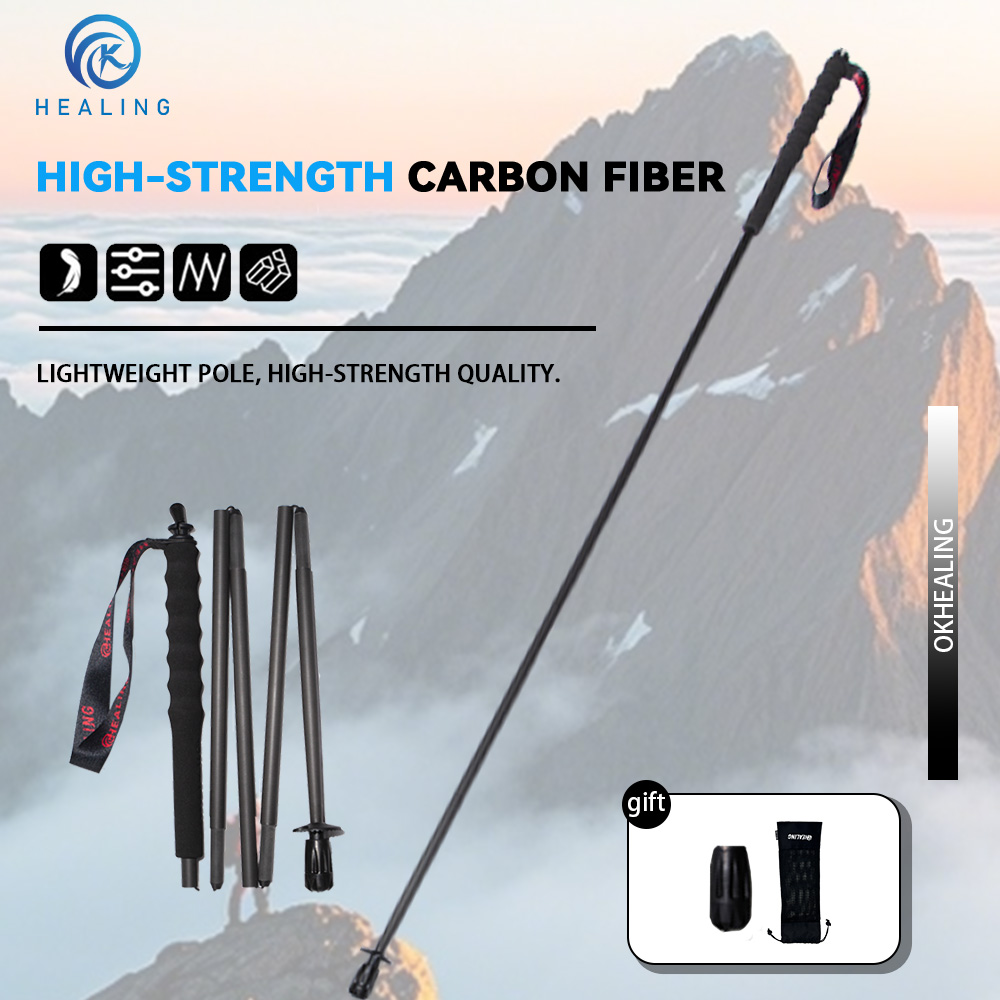 OKHEALING 110g 초경량 5단 접이식 카본 파 - Trekking Pole Carbon 리뷰 및 가격