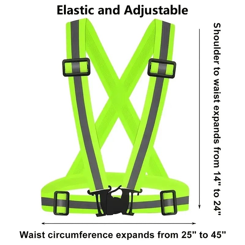 반사 조끼 러닝 기어, 야간 사이클링, 하이킹, 조깅, - Running Visibility Gear 리뷰 및 가격