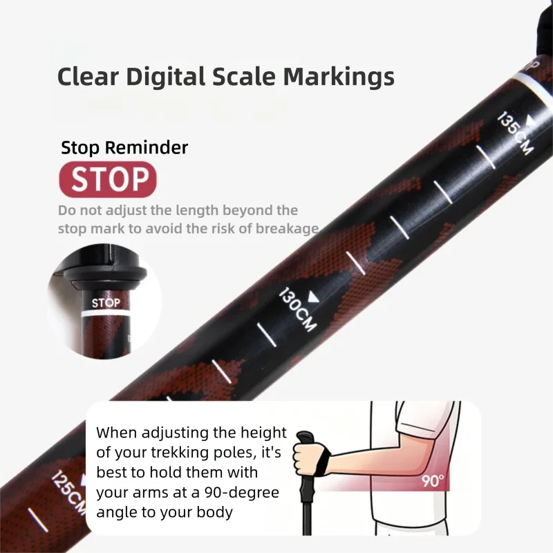 BISINNA 탄소 섬유 트레킹 폴 야외용 초경량 접이 - Trekking Pole Carbon 리뷰 및 가격