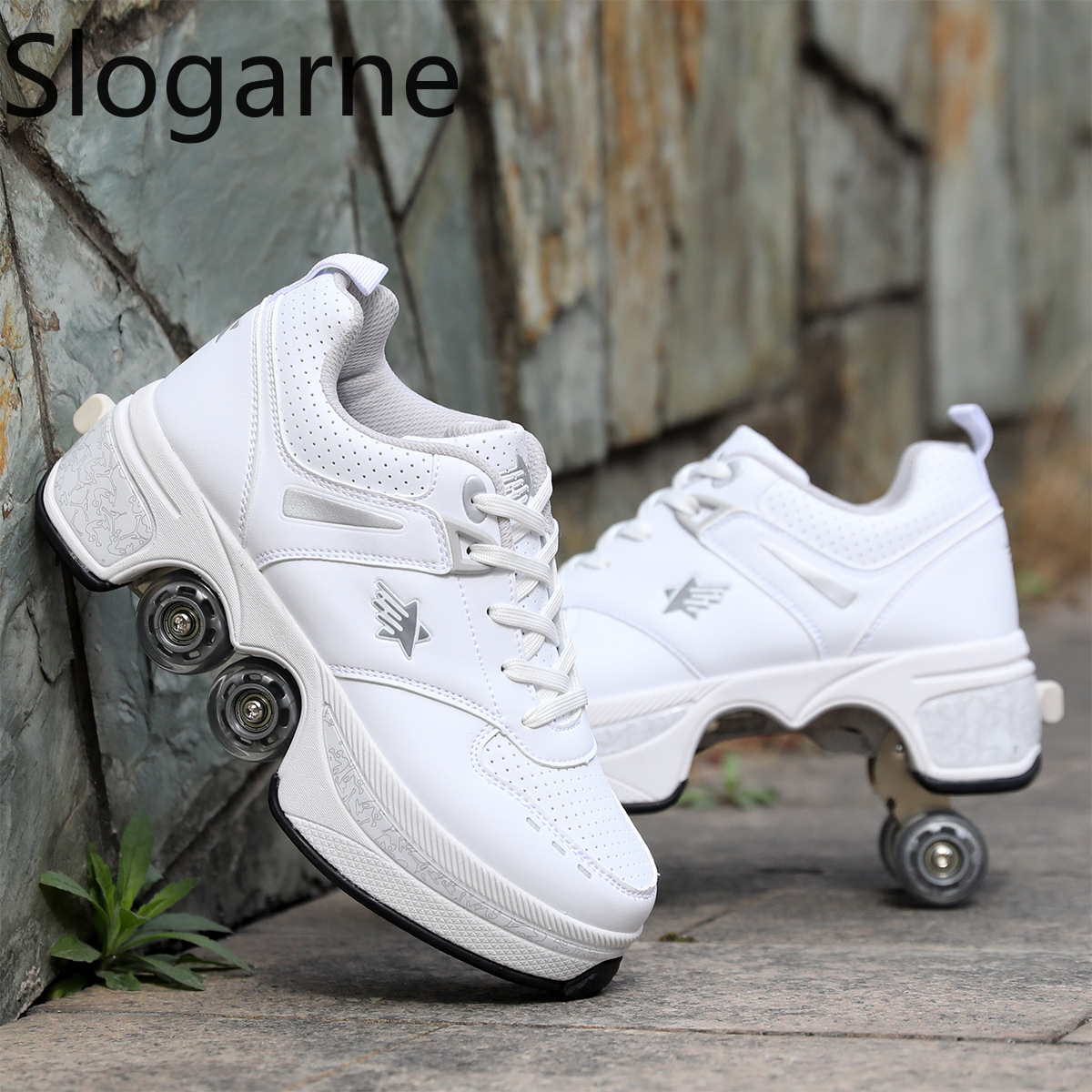 여성용 4륜 변형 롤러 스케이트 신발 남성용 캐주얼 스 - Running Shoes Women 리뷰 및 가격