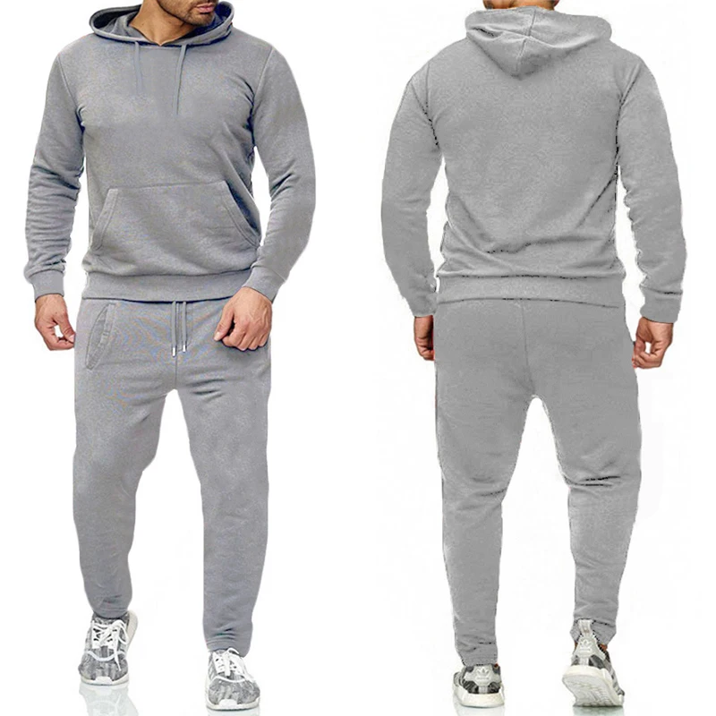 클래식 남성용 단색 트랙수트 후드 스웨트셔츠와 조거 팬 - Joggers Pants 리뷰 및 가격