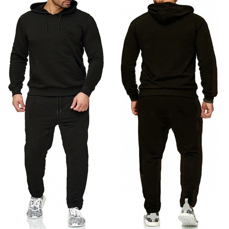 클래식 남성용 단색 트랙수트 후드 스웨트셔츠와 조거 팬 - Joggers Pants 리뷰 및 가격