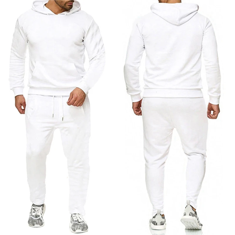 클래식 남성용 단색 트랙수트 후드 스웨트셔츠와 조거 팬 - Joggers Pants 리뷰 및 가격