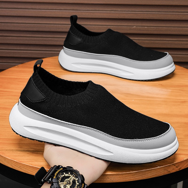 2025 신상 남성 신발 통기성 메쉬 캔버스화 패션 탄 - Running Shoes Men 리뷰 및 가격