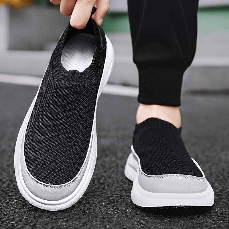 2025 신상 남성 신발 통기성 메쉬 캔버스화 패션 탄 - Running Shoes Men 리뷰 및 가격