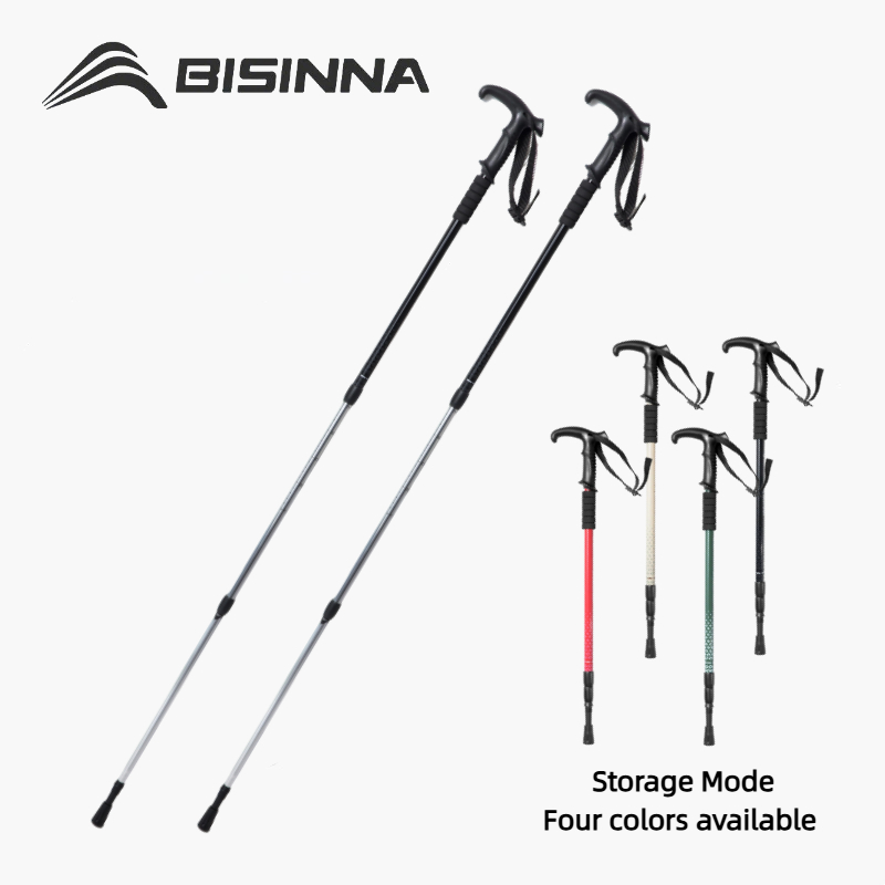 BISINNA 2개입 T자 손잡이 등산 스틱, 알루미늄 - Trekking Pole Carbon 리뷰 및 가격