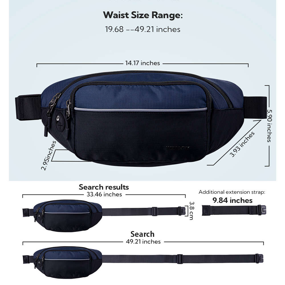 WATERFLY 패니 팩 허리 가방, 대형 허리 팩,  - Running Belt 리뷰 및 가격