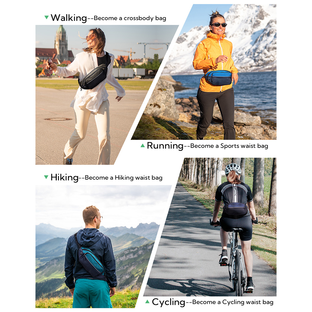 WATERFLY 패니 팩 허리 가방, 대형 허리 팩,  - Running Belt 리뷰 및 가격