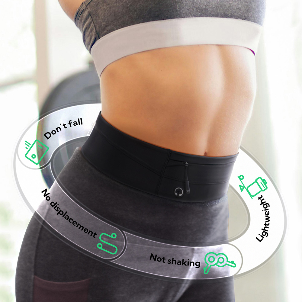 WATERFLY 러닝 벨트 패니 팩, 슬림 탄성 스포츠 - Running Belt 리뷰 및 가격
