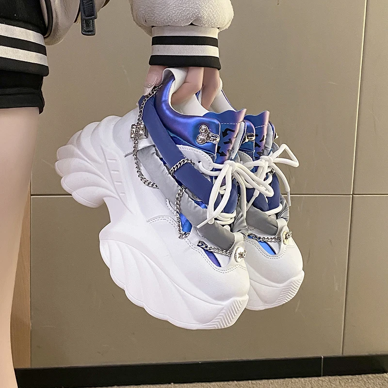 러블리 카와이 여성 스니커즈, 웨지 캐주얼 신발, 여성 - Running Shoes Women 리뷰 및 가격