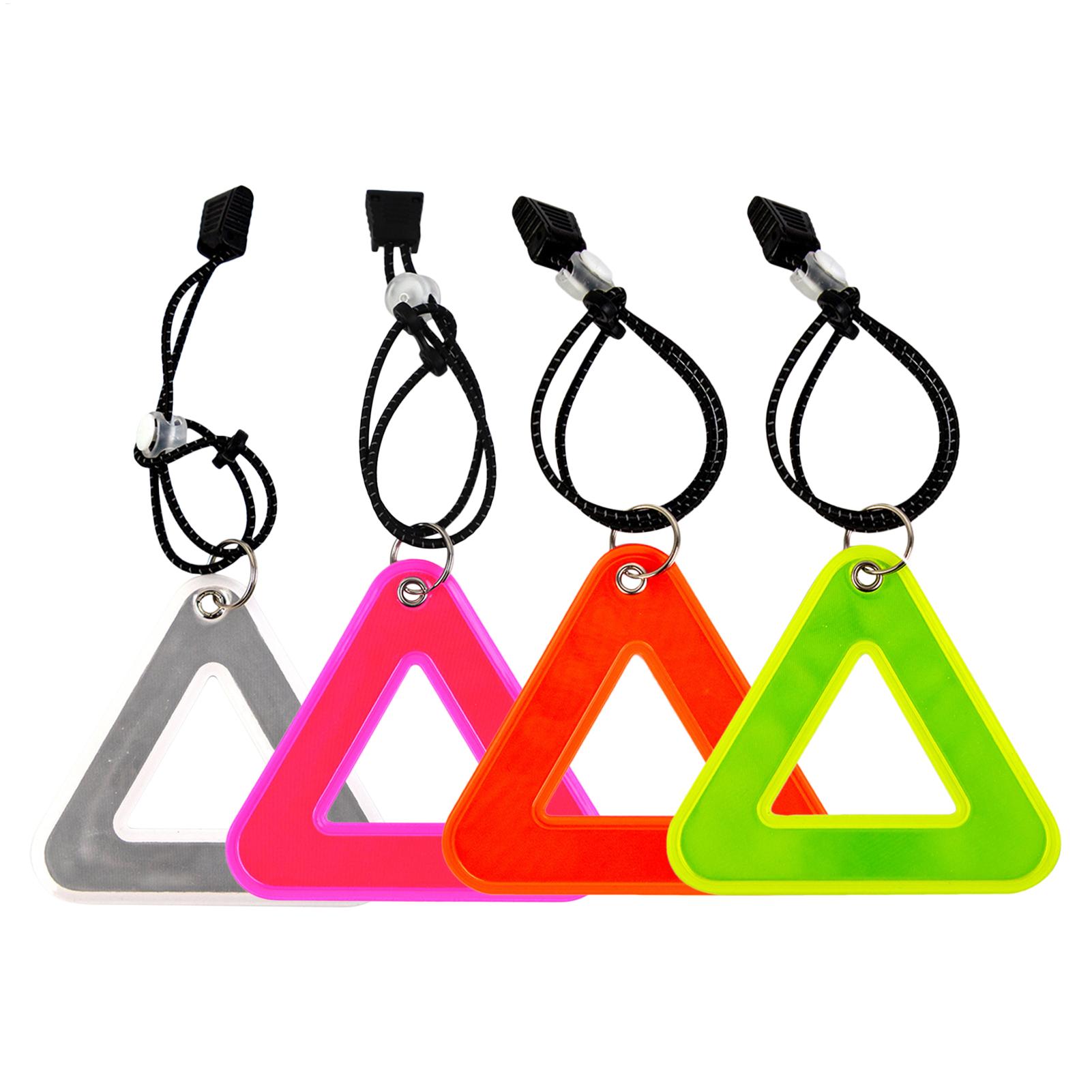 반사 펜던트 높은 가시성 삼각형 안전 자전거 장비 야간 - Running Visibility Gear 리뷰 및 가격