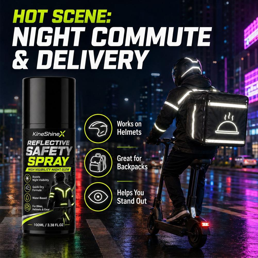 야간 반사 안전 스프레이 고가시성 코팅 페인트 - 자전 - Running Visibility Gear 리뷰 및 가격