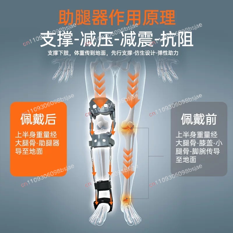 2세대 노인용 다리 외골격 보조 보행기, 무릎 관절 및 - Ankle Brace 리뷰 및 가격